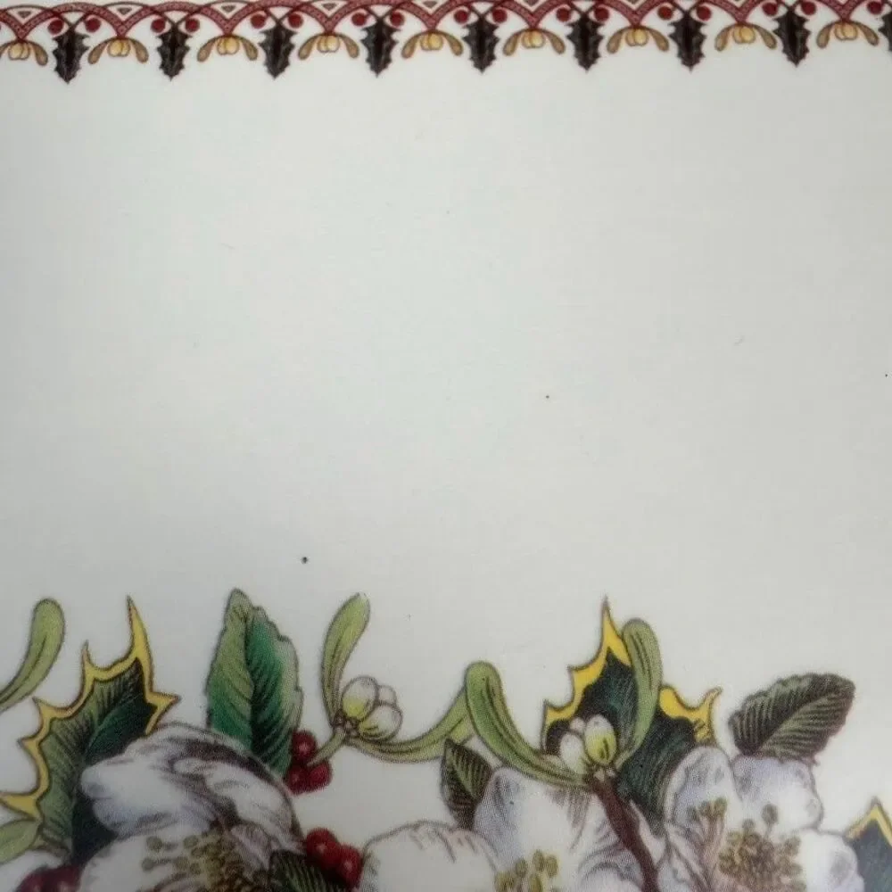 Set of 4 Spode Christmas Rose Cork/Acrylic Finish 16x12 Placemats Made England